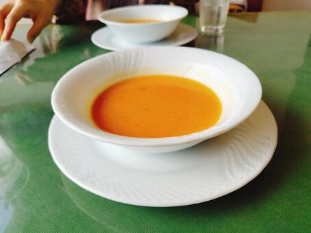 トルコ料理屋のスープ トルコ料理,スパイシー,エスニックの写真素材