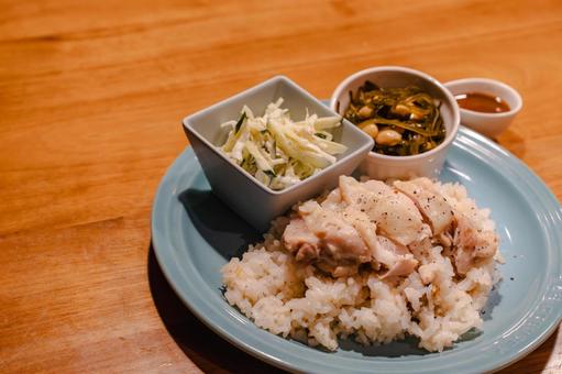 Hình ảnh, bữa tối, cơm, gà, 
