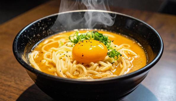 月見うどん 月見うどんの写真