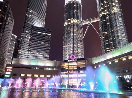 噴水ショー 噴水ショーの写真