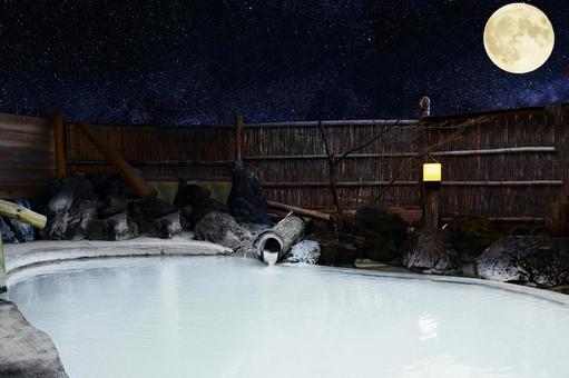 A spectacular open-air bath that you can enter while looking at the night sky, JPG A spectacular open-air bath that you can enter while looking at the night sky, hot spring, outdoor bath, bath, JPG