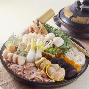 寄せ鍋セット 寄せ鍋,セット,具材の写真素材