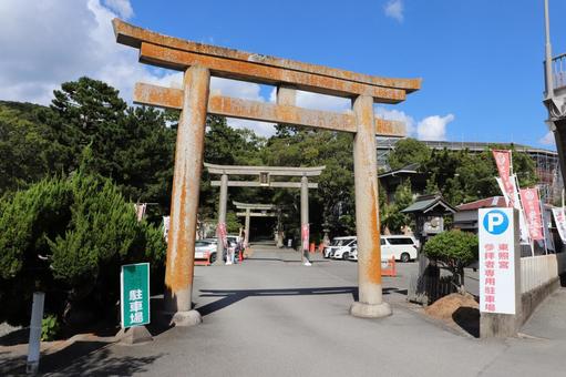 紀州東照宮　鳥居の写真