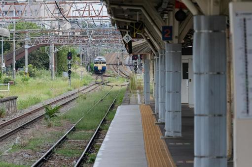 しなの鉄道 しなの鉄道 しなの鉄道,スカ色,高原鉄道の写真素材