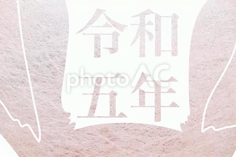 2023年年賀状素材（うさぎの耳） 年賀状,うさぎ,銀の写真素材