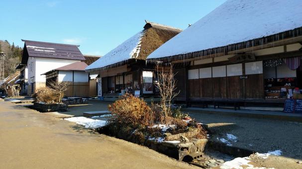 福島県・下郷町・大内宿 福島県・下郷町・大内宿 福島県,下郷町,大内宿の写真素材