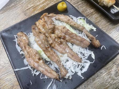 セセリ焼き セセリ,焼き鳥,キャベツの写真素材