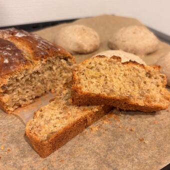 バナナブレッド 食事,ご飯,手作りの写真素材