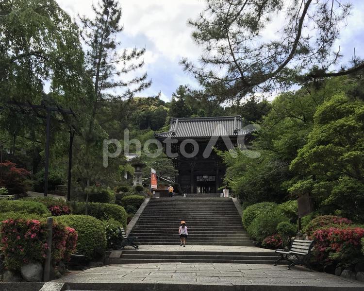 奈良県長谷寺の風景 長谷寺,奈良県,桜井市の写真素材