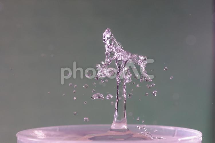 水滴百変化 水滴,不思議,一瞬の写真素材