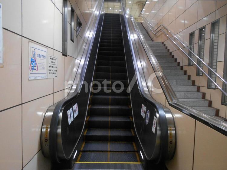エスカレーター　上り(2) エスカレーター,上り,エスカレータの写真素材