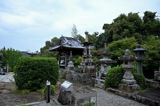 四国八十八ヶ所常楽寺の石と岩の風景 常楽寺,徳島,四国の写真素材