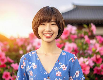 ハイビスカスと、真夏の彼女 ハイビスカスと、真夏の彼女の写真