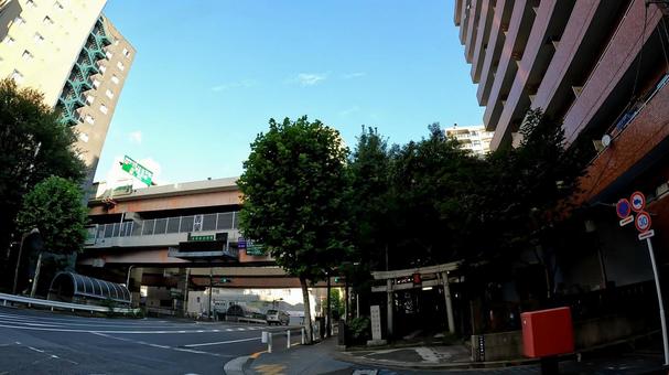 東京都中央区日本橋中洲 金刀比羅宮の鳥居 東京都中央区日本橋中洲 金刀比羅宮の鳥居 神社,金刀比羅宮,日本橋の写真素材