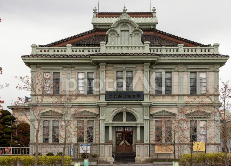 弘前城下町の明治洋風建築の青森銀行記念館 弘前城,青森銀行記念館,旧第五十九銀行本店本館の写真素材