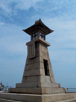 Nakanoura Lighthouse, port, port town, sea, JPG