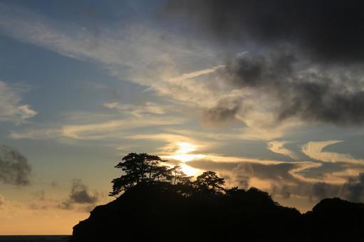 Sunset at Dogashima Norihama Beach, JPG Sunset at Dogashima Norihama Beach, JPG