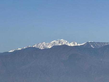 晩秋の穂高連峰(2025.11) 穂高連峰,晩秋,信州の写真素材