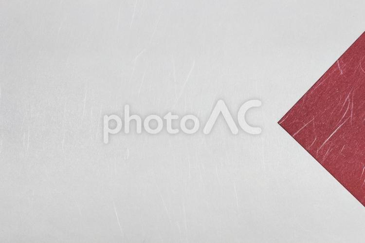 和紙イメージ_05 和紙,白,赤の写真素材