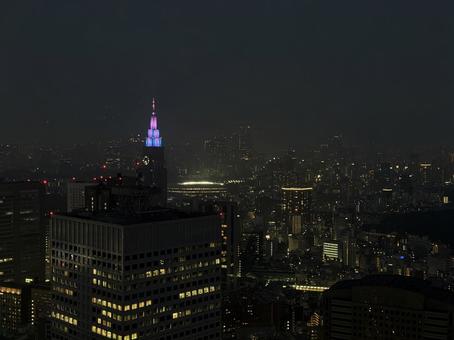 Tokyo sky at night on a cloudy day, JPG Tokyo sky at night on a cloudy day, JPG