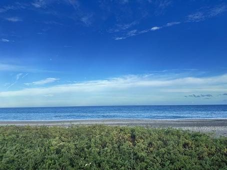 太平洋　海　晴れの写真