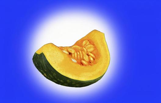 カットしたカボチャ カットしたカボチャ かぼちゃ,南瓜,野菜の写真素材