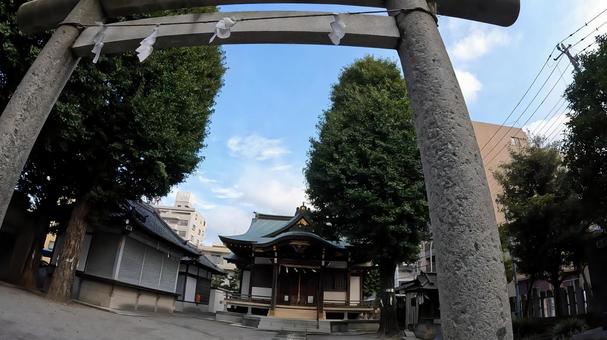  東京都足立区綾瀬２丁目　綾瀬北野神社 東京都,葛飾区,綾瀬の写真素材