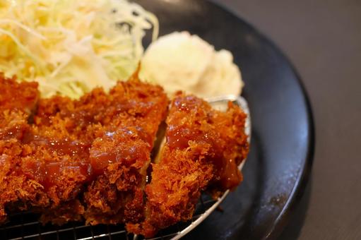 飲食店のチキンかつ 飲食店のチキンかつの写真