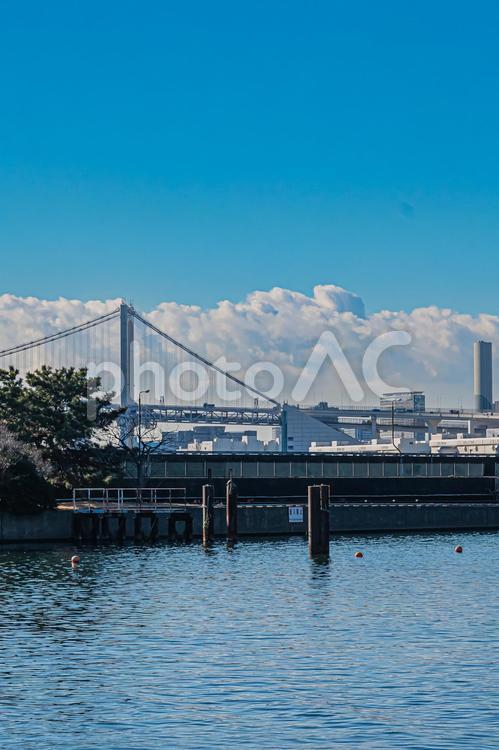 東京　浜離宮恩賜庭園の風景 東京,東京都,浜離宮恩賜庭園の写真素材