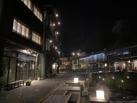 Photo, ginzan onsen, spa town, holy land, 