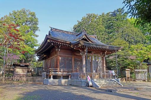Photo, aoi shrine, musashi province tama eight theatres, the great god of water wave energy, 