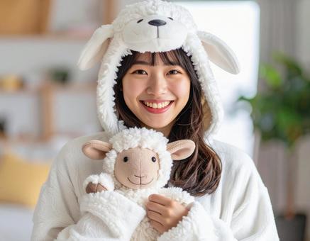 未年フォト・羊コスの羊子さん 未年フォト・羊コスの羊子さんの写真
