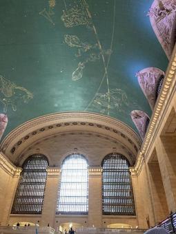 グランドセントラル駅の星座の天井 グランドセントラル駅,グランドセントラルターミナル,ニューヨークの写真素材