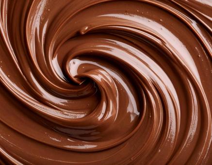 渦巻くチョコレートクリーム02 渦巻くチョコレートクリーム02の写真