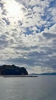 海から見た宮島 海から見た宮島 の写真