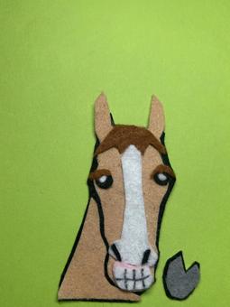 馬 馬,動物,干支の写真素材