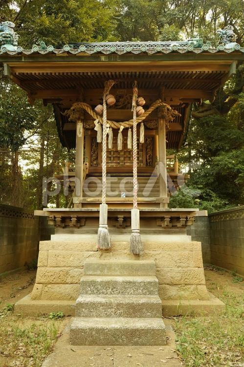 R296八千代市時平神社のお堂 神社仏閣,神社,時平神社の写真素材