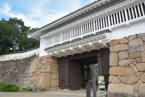岡山城 不明門 岡山城,不明門,城の写真素材