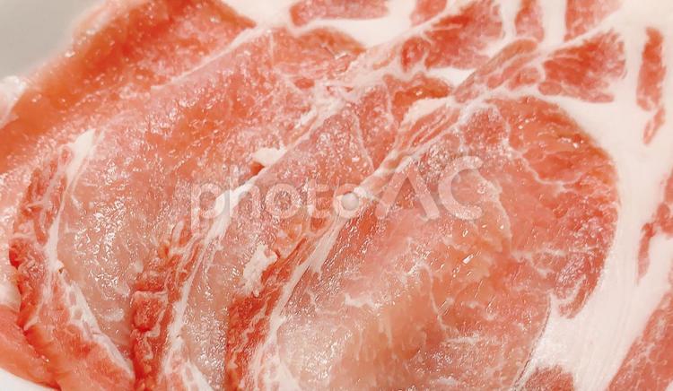 豚ロース肉　肉　素材　イメージ 豚肉,ロース,豚ロースの写真素材