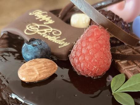 バースデーケーキ バースデーケーキ ケーキ,誕生日,スイーツの写真素材