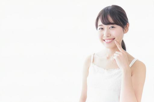 肌のケアをする若い女性 ビューティー,コメド,スキンの写真素材