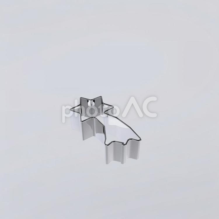 白い背景で隔離のケーキ型 ケーキ,フード,形の写真素材