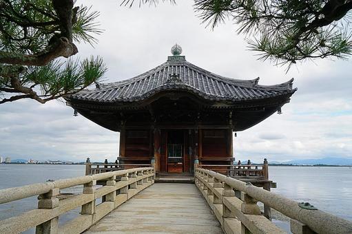 パワースポット　満月寺・浮御堂㊻ 滋賀県大津市,満月寺,浮御堂の写真素材