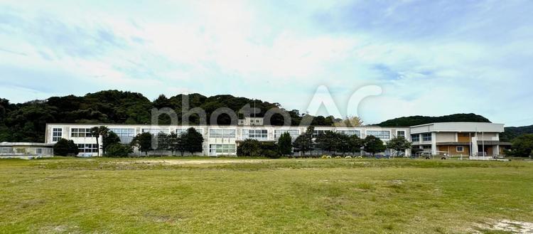昔の学校 学校,廃校,休校の写真素材