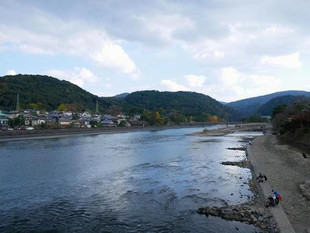 宇治川の風景 宇治川の風景の写真
