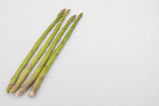 白背景にアスパラガス 白背景にアスパラガス アスパラガス,野菜,食材の写真素材