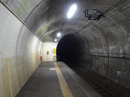 龍王峡駅のホーム風景 龍王峡駅のホーム風景 龍王峡駅,龍王峡,鬼怒川の写真素材