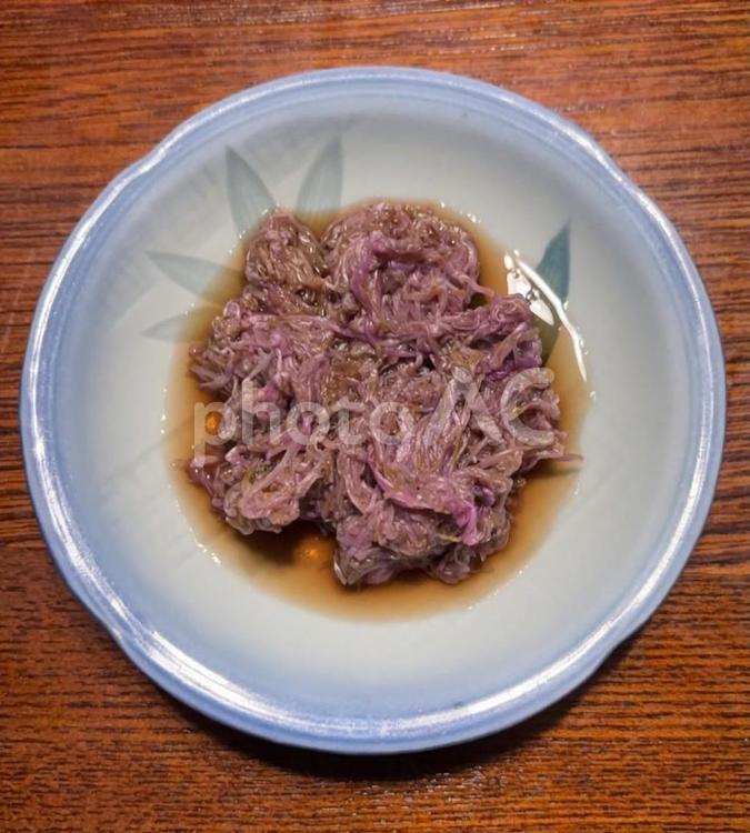 食用菊もってのほかのお浸し 食用菊,もってのほか,お浸しの写真素材