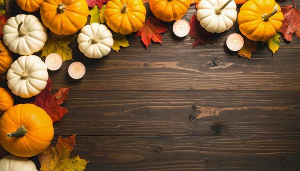 秋のフレームの写真