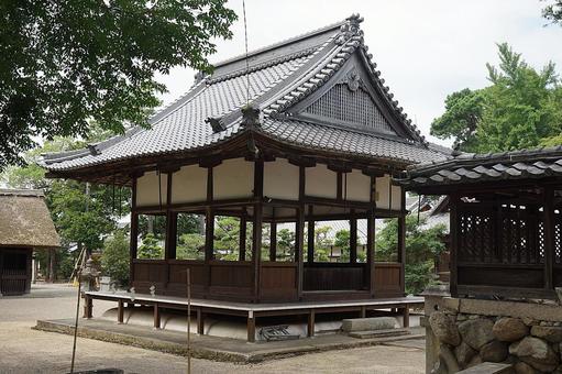 パワースポット 滋賀県 蜊江神社㉕ 拝殿 パワースポット 滋賀県 蜊江神社㉕ 拝殿の写真